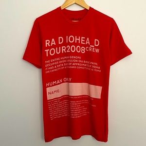 Radiohead 2008 Tour Tee Medium